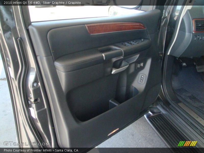 Silver Graphite / Graphite 2010 Infiniti QX 56 4WD