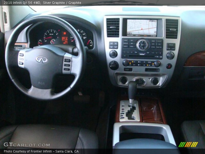 Silver Graphite / Graphite 2010 Infiniti QX 56 4WD