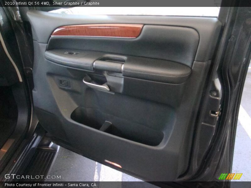 Silver Graphite / Graphite 2010 Infiniti QX 56 4WD