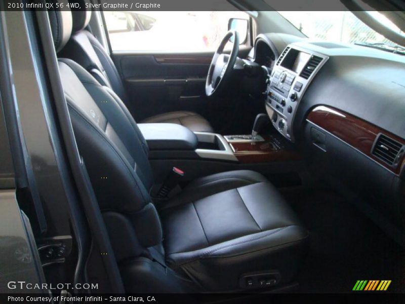 Silver Graphite / Graphite 2010 Infiniti QX 56 4WD