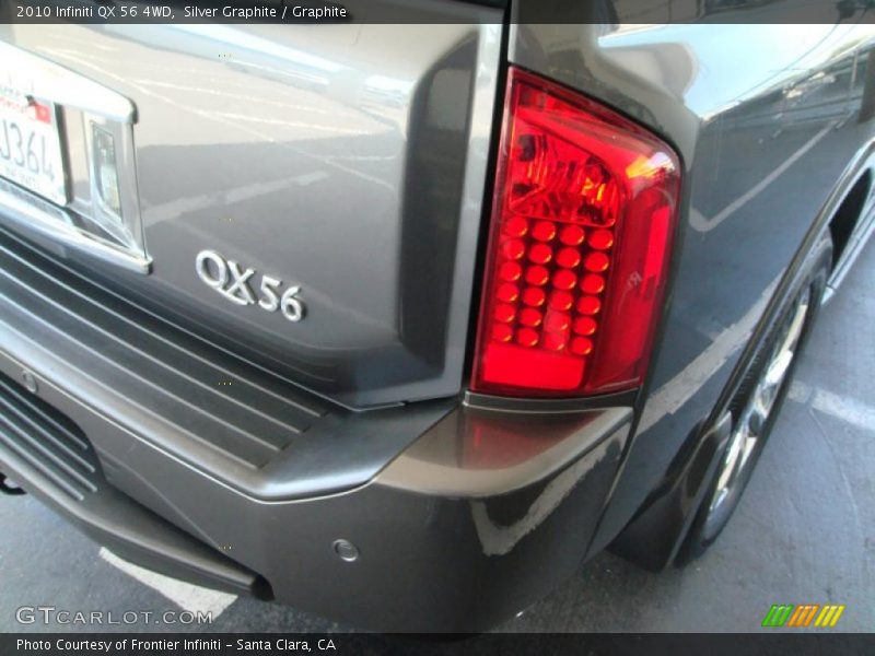 Silver Graphite / Graphite 2010 Infiniti QX 56 4WD