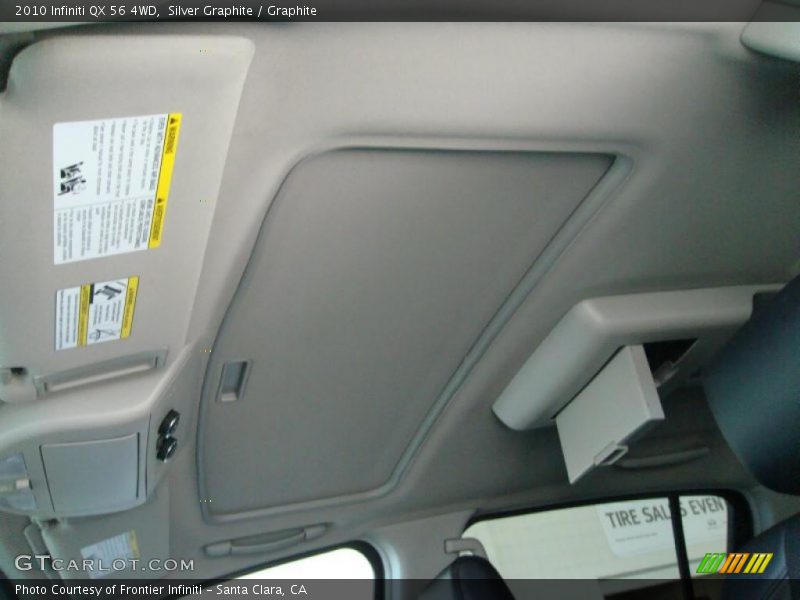 Silver Graphite / Graphite 2010 Infiniti QX 56 4WD