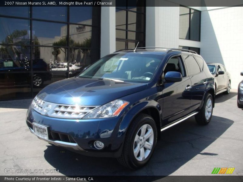 Midnight Blue Pearl / Charcoal 2007 Nissan Murano SL AWD