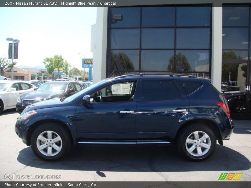 Midnight Blue Pearl / Charcoal 2007 Nissan Murano SL AWD