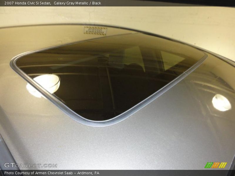 Galaxy Gray Metallic / Black 2007 Honda Civic Si Sedan