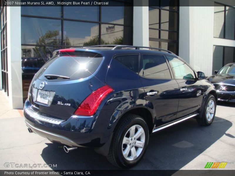 Midnight Blue Pearl / Charcoal 2007 Nissan Murano SL AWD