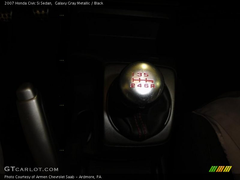 Galaxy Gray Metallic / Black 2007 Honda Civic Si Sedan