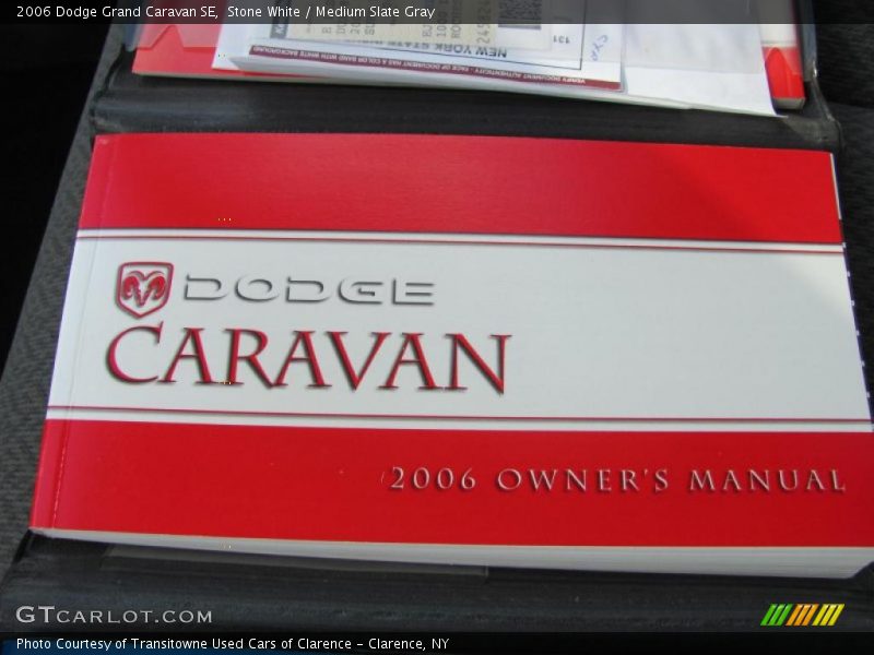 Stone White / Medium Slate Gray 2006 Dodge Grand Caravan SE