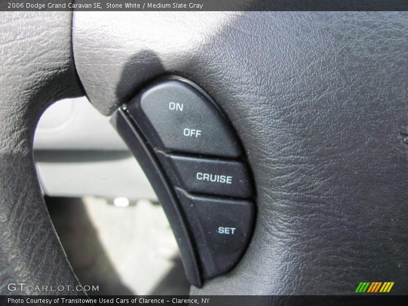 Stone White / Medium Slate Gray 2006 Dodge Grand Caravan SE