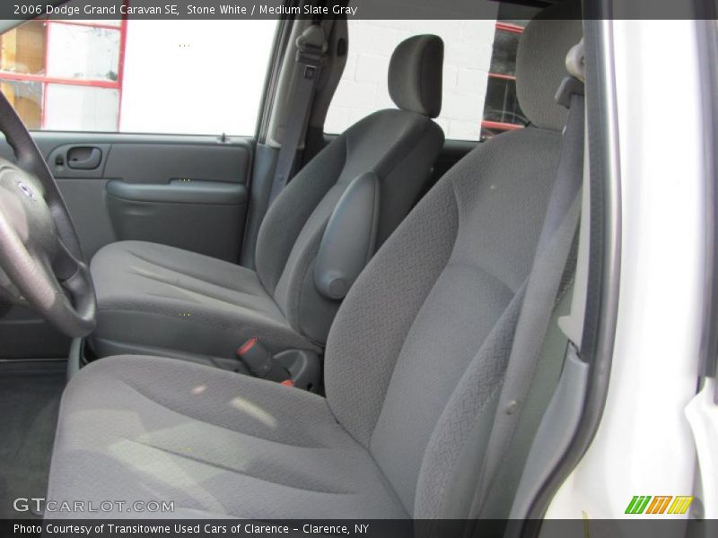 Stone White / Medium Slate Gray 2006 Dodge Grand Caravan SE