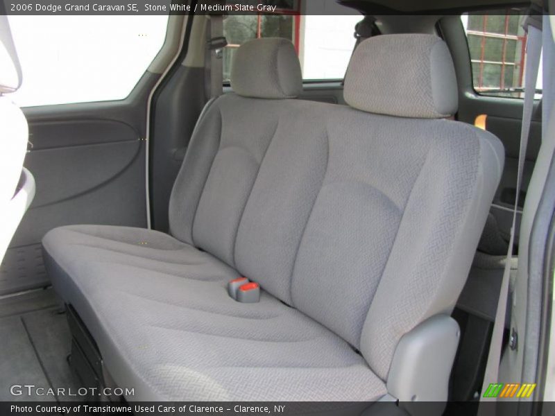 Stone White / Medium Slate Gray 2006 Dodge Grand Caravan SE