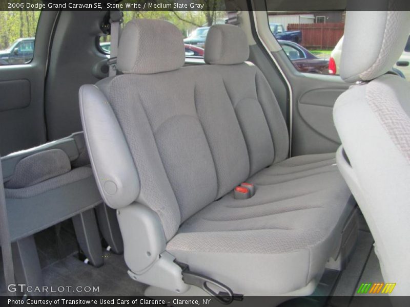 Stone White / Medium Slate Gray 2006 Dodge Grand Caravan SE