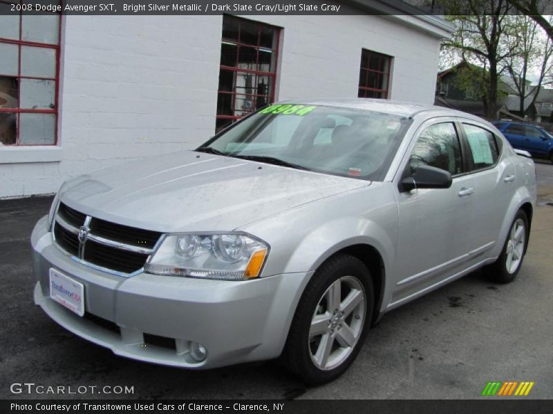 Bright Silver Metallic / Dark Slate Gray/Light Slate Gray 2008 Dodge Avenger SXT