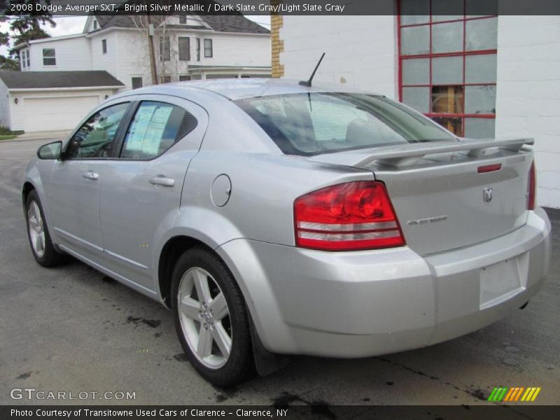 Bright Silver Metallic / Dark Slate Gray/Light Slate Gray 2008 Dodge Avenger SXT