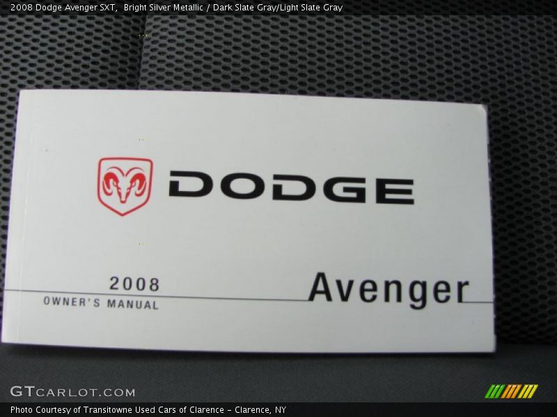 Bright Silver Metallic / Dark Slate Gray/Light Slate Gray 2008 Dodge Avenger SXT