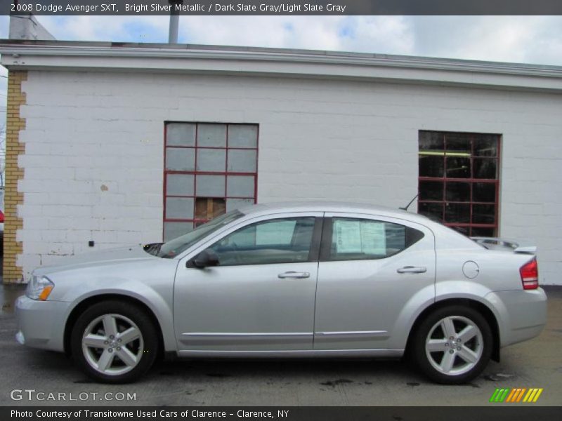 Bright Silver Metallic / Dark Slate Gray/Light Slate Gray 2008 Dodge Avenger SXT