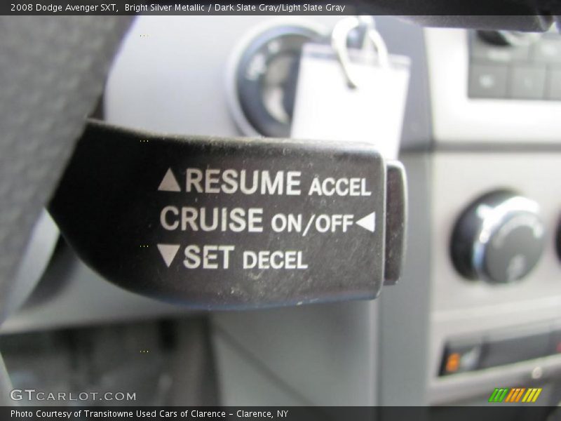 Bright Silver Metallic / Dark Slate Gray/Light Slate Gray 2008 Dodge Avenger SXT