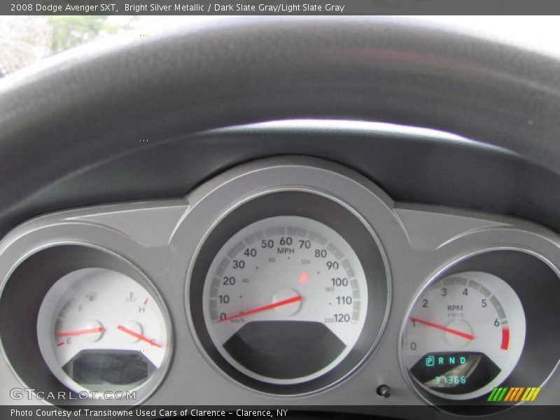 Bright Silver Metallic / Dark Slate Gray/Light Slate Gray 2008 Dodge Avenger SXT