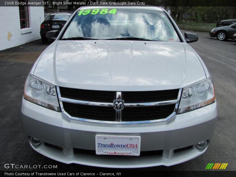 Bright Silver Metallic / Dark Slate Gray/Light Slate Gray 2008 Dodge Avenger SXT