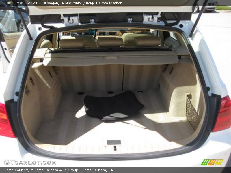 Alpine White / Beige Dakota Leather 2007 BMW 3 Series 328i Wagon