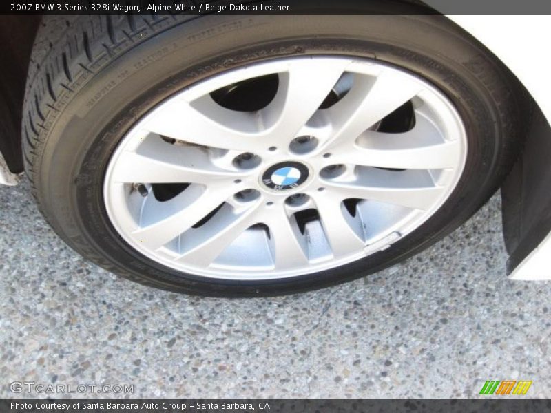 Alpine White / Beige Dakota Leather 2007 BMW 3 Series 328i Wagon