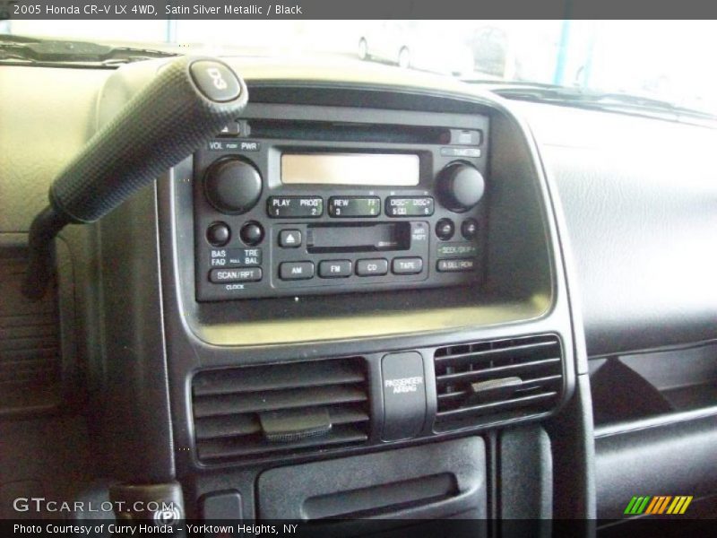 Satin Silver Metallic / Black 2005 Honda CR-V LX 4WD