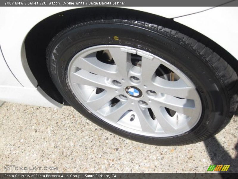Alpine White / Beige Dakota Leather 2007 BMW 3 Series 328i Wagon