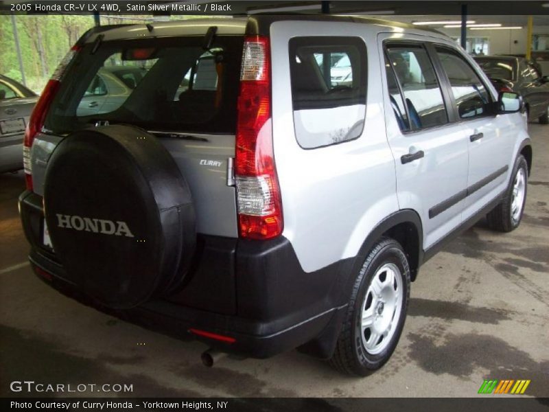 Satin Silver Metallic / Black 2005 Honda CR-V LX 4WD