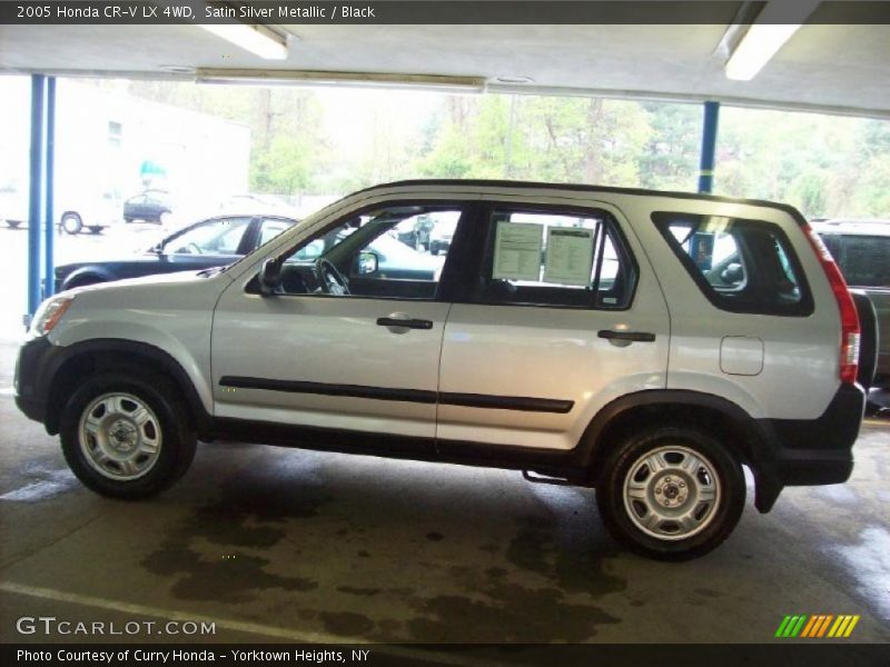 Satin Silver Metallic / Black 2005 Honda CR-V LX 4WD