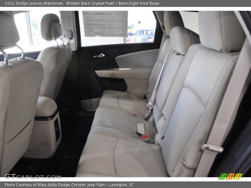 Brilliant Black Crystal Pearl / Black/Light Frost Beige 2011 Dodge Journey Mainstreet
