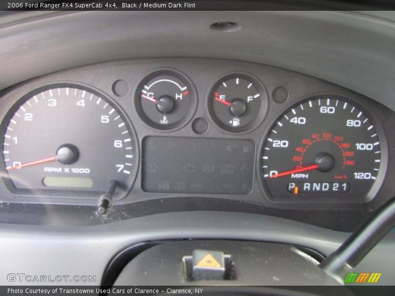 Black / Medium Dark Flint 2006 Ford Ranger FX4 SuperCab 4x4