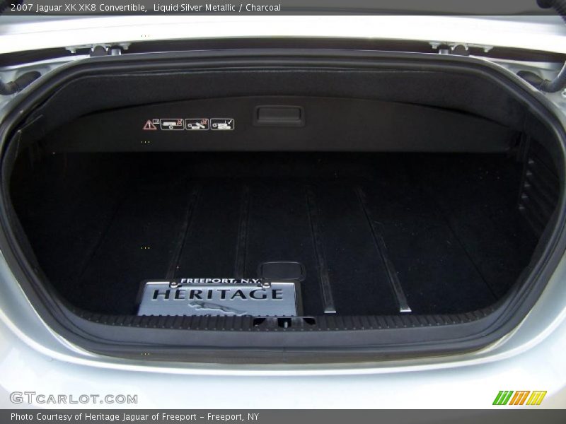Liquid Silver Metallic / Charcoal 2007 Jaguar XK XK8 Convertible