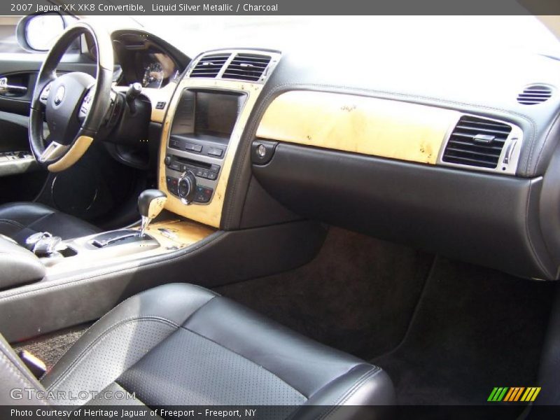 Liquid Silver Metallic / Charcoal 2007 Jaguar XK XK8 Convertible