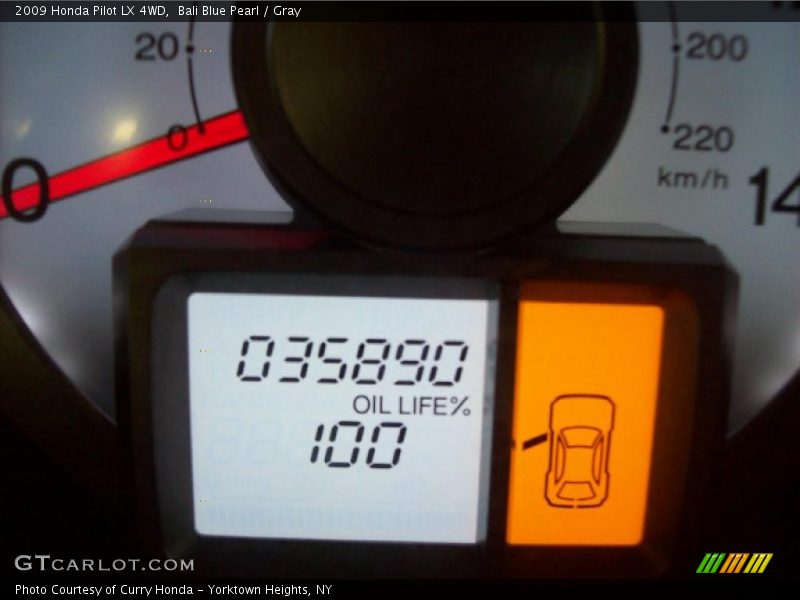 Bali Blue Pearl / Gray 2009 Honda Pilot LX 4WD