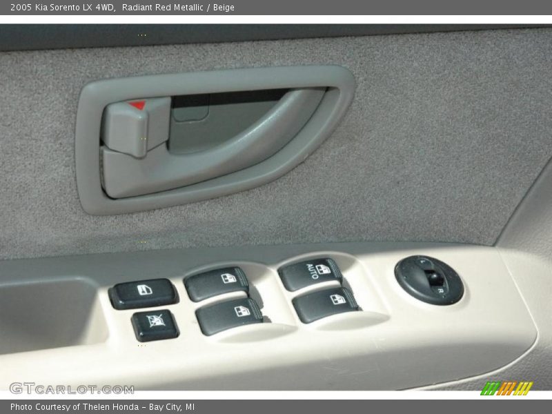 Radiant Red Metallic / Beige 2005 Kia Sorento LX 4WD