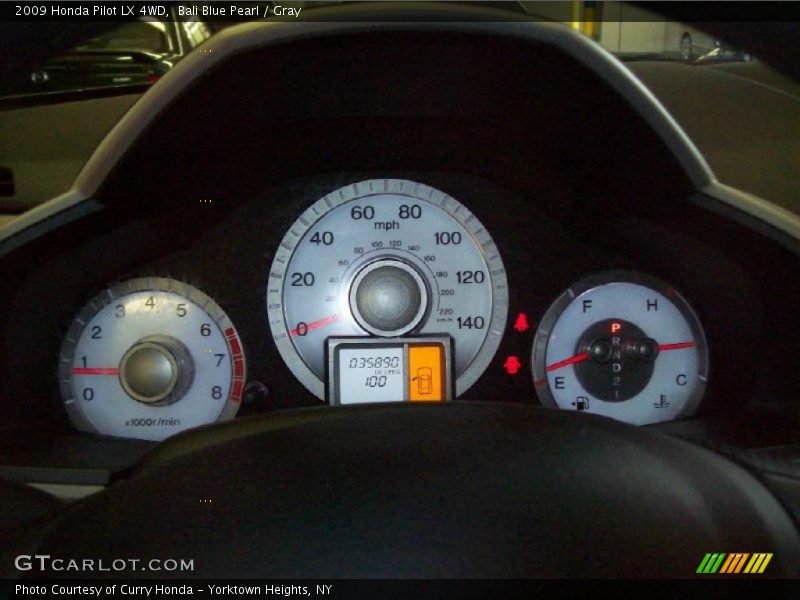 Bali Blue Pearl / Gray 2009 Honda Pilot LX 4WD