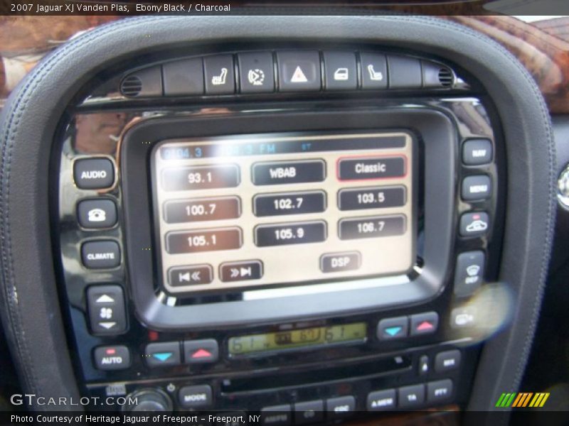 Ebony Black / Charcoal 2007 Jaguar XJ Vanden Plas