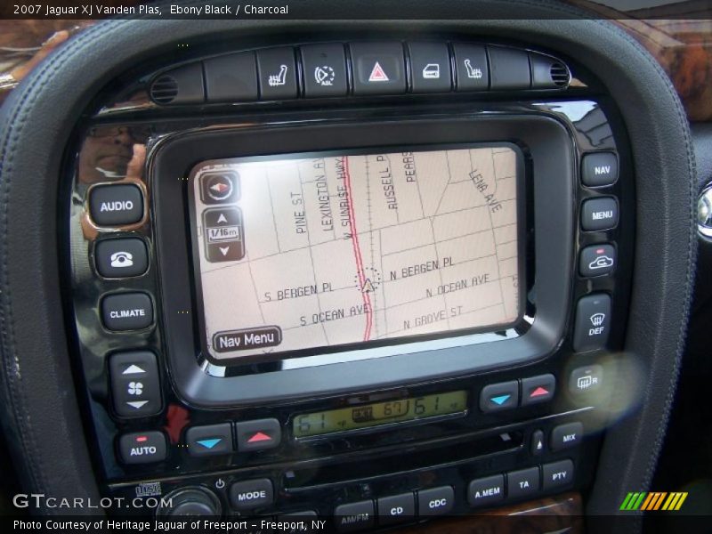Ebony Black / Charcoal 2007 Jaguar XJ Vanden Plas