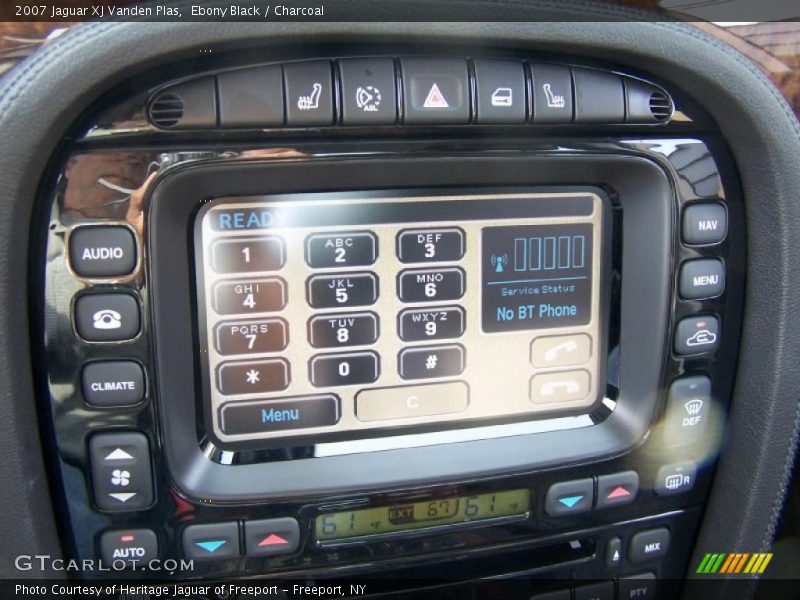Ebony Black / Charcoal 2007 Jaguar XJ Vanden Plas
