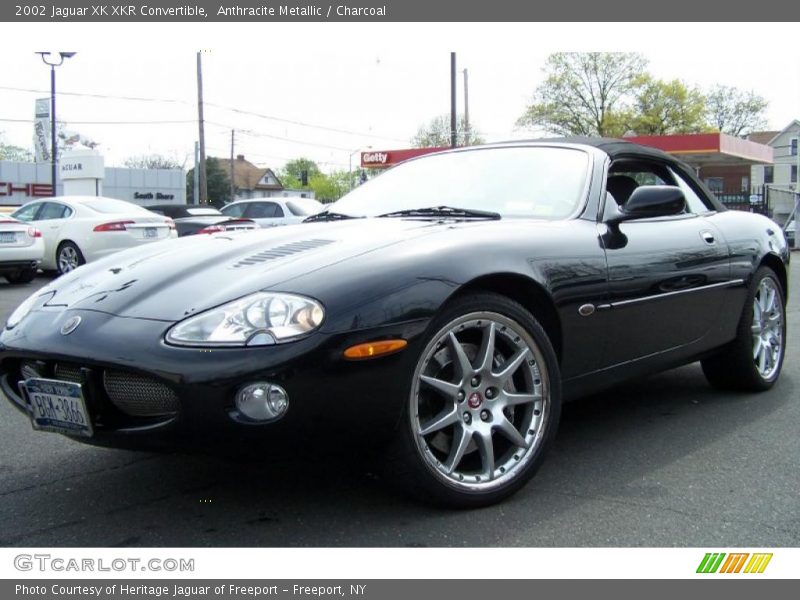 Front 3/4 View of 2002 XK XKR Convertible