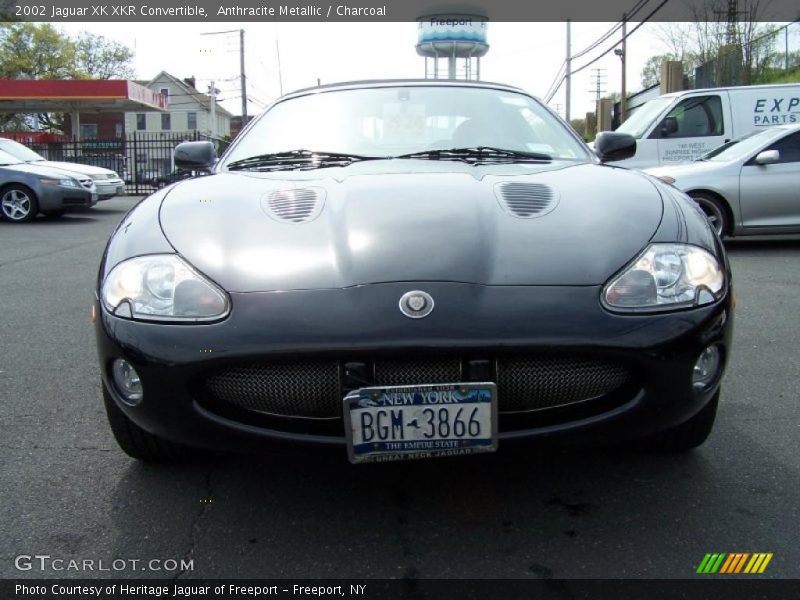 Anthracite Metallic / Charcoal 2002 Jaguar XK XKR Convertible