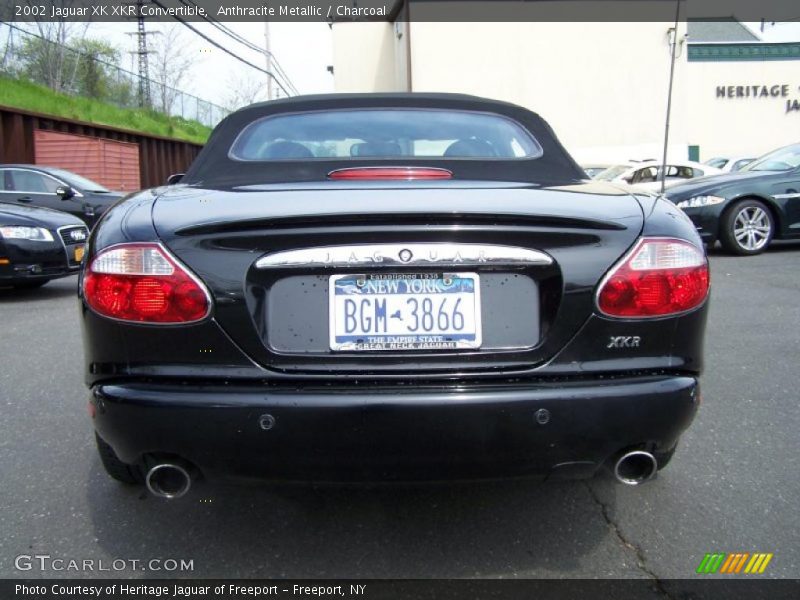 Anthracite Metallic / Charcoal 2002 Jaguar XK XKR Convertible
