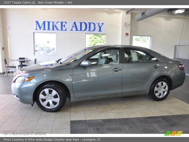 Aloe Green Metallic / Ash 2007 Toyota Camry LE