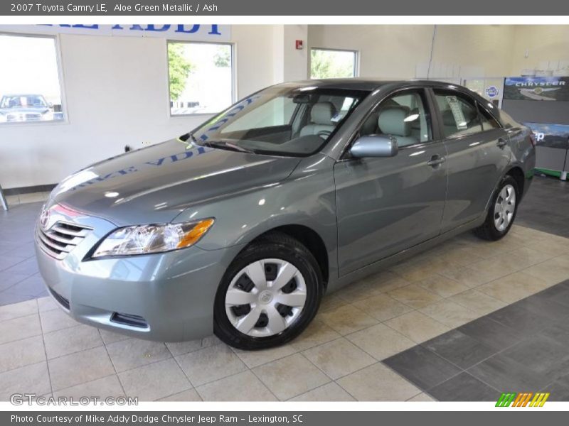 Aloe Green Metallic / Ash 2007 Toyota Camry LE