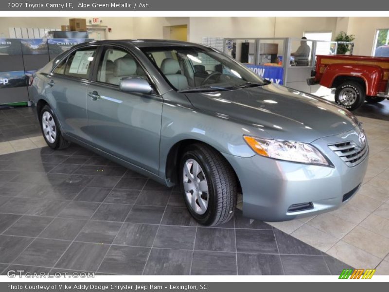 Aloe Green Metallic / Ash 2007 Toyota Camry LE