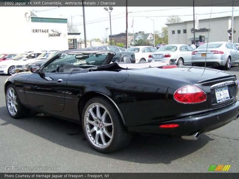Anthracite Metallic / Charcoal 2002 Jaguar XK XKR Convertible