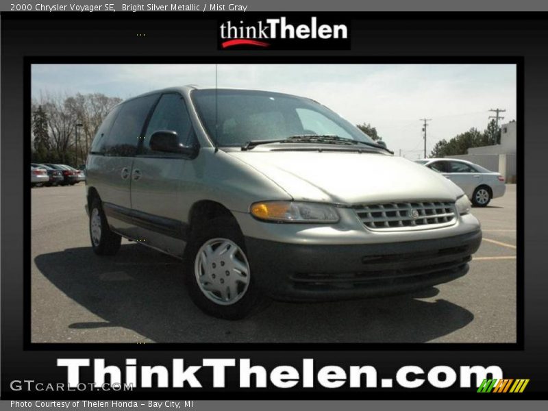 Bright Silver Metallic / Mist Gray 2000 Chrysler Voyager SE