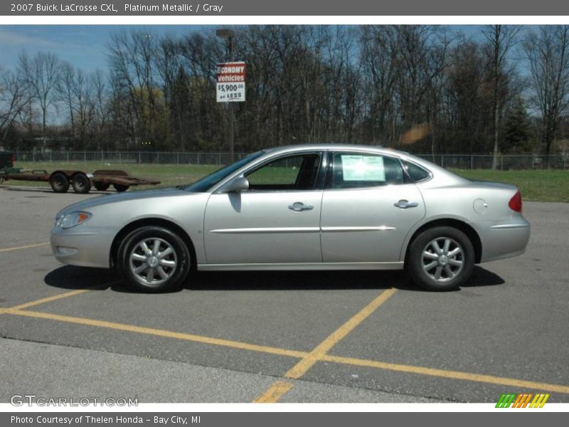 Platinum Metallic / Gray 2007 Buick LaCrosse CXL