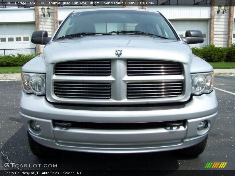 Bright Silver Metallic / Dark Slate Gray 2003 Dodge Ram 2500 Laramie Quad Cab 4x4