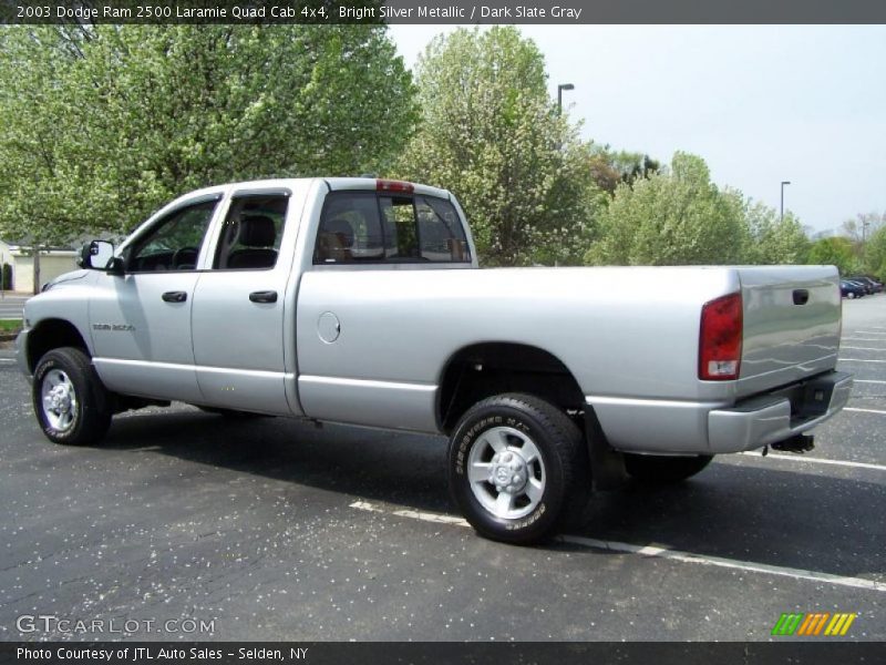 Bright Silver Metallic / Dark Slate Gray 2003 Dodge Ram 2500 Laramie Quad Cab 4x4